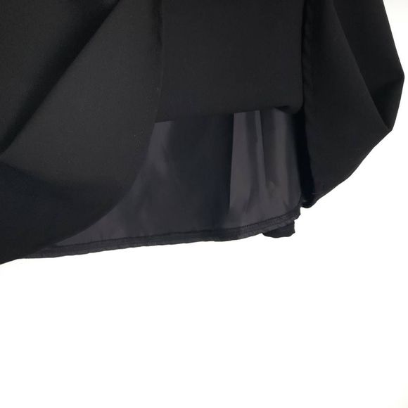 CALVIN KLEIN Women's Black Fit & Flare Lined Skirt Size: P - Picture 3 of 4